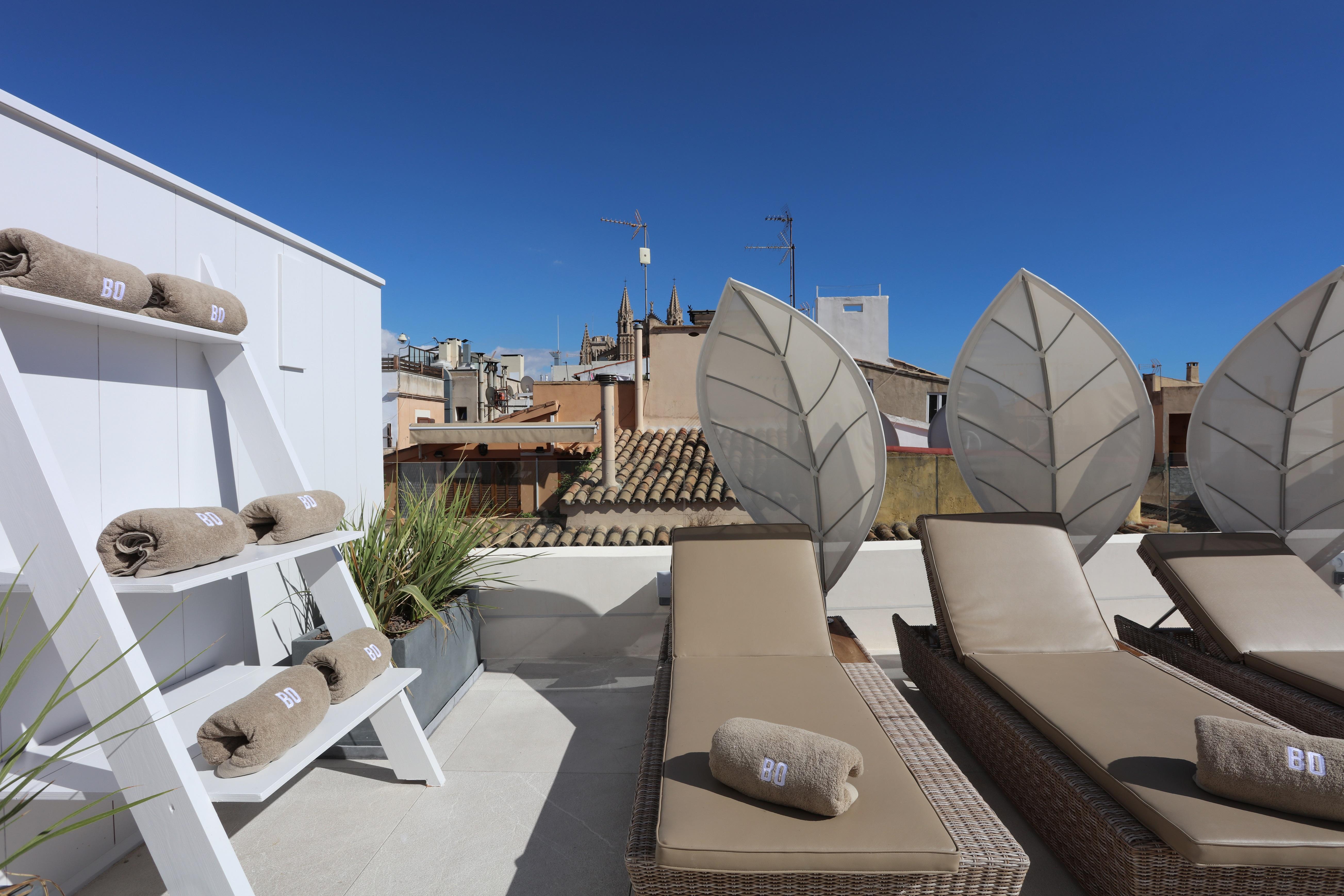 Bo Hotel Palma Dış mekan fotoğraf Rooftop of the hotel